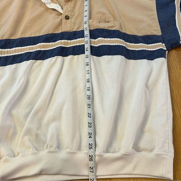 Vintage Knightsbridge 80s 90s XL Men’s Short Sleeve Shirt - Picture 8 of 10